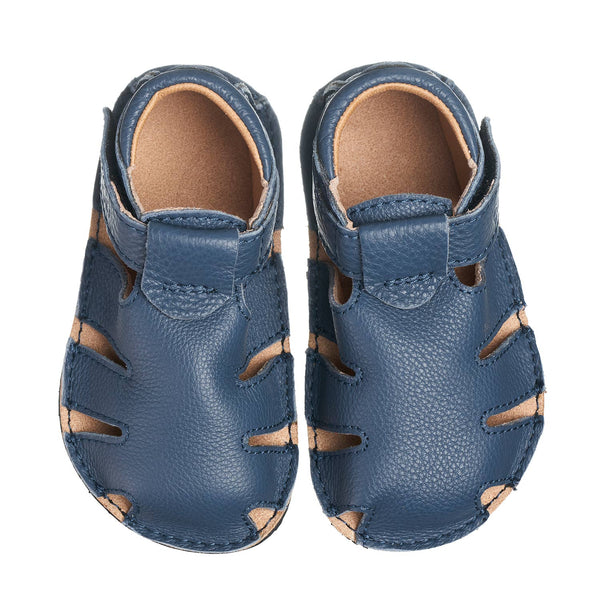 sandale barefoot pentru copii mers descult Tim Ocean albastru