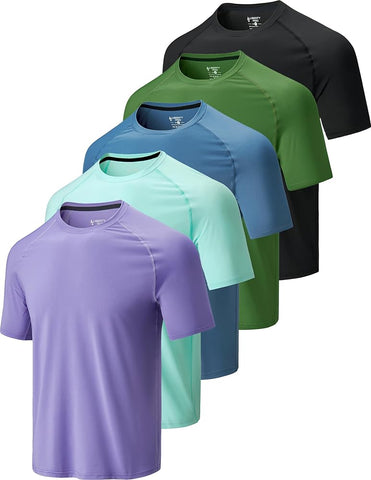 Set of 5 Basic T-Shirts - Organic Cotton for Men