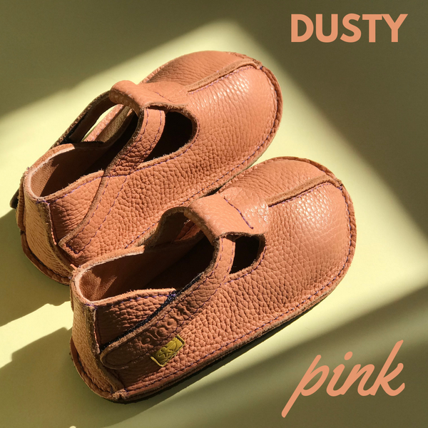 Pantofi barefoot cu căptușeală - Dusty Pink