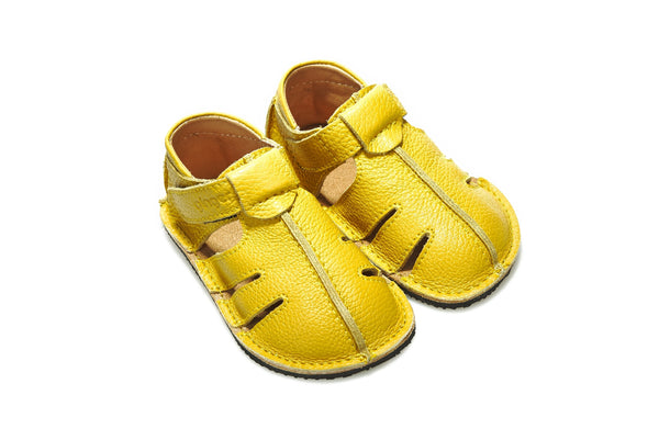 Sandale barefoot Kim - Yellow Melon