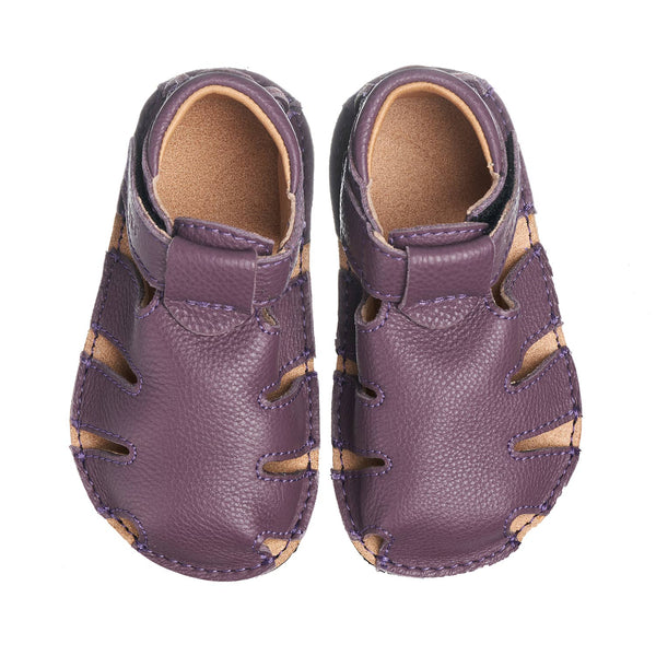 sandale barefoot pentru copii mers descult Tim Mauve mov